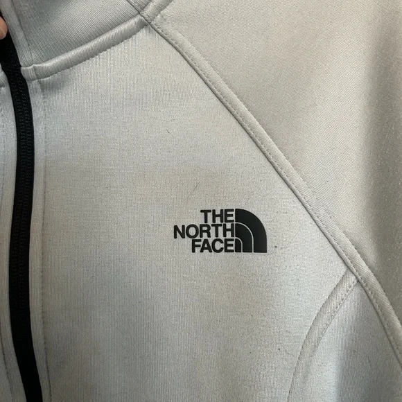 The North Face Gray Ski Jacket with Insulating Material and Stand-Up Collar - Picture 4 of 6